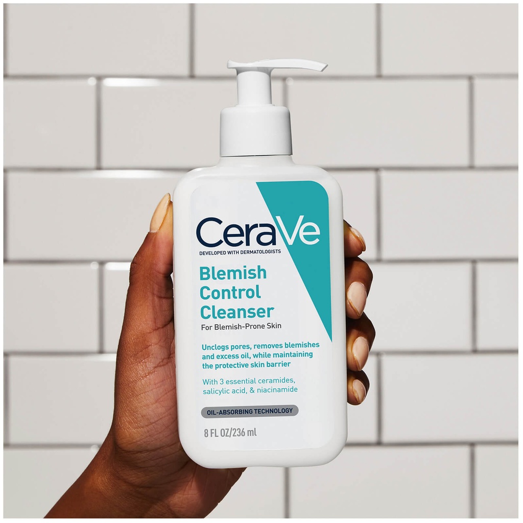 CeraVe Blemish Control Cleanser For Acne & Blemish Prone Skin 236 ML