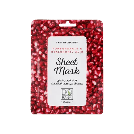 Bobana Skin Hydrating Pomegranate & Hyaluronic Acid Sheet Mask