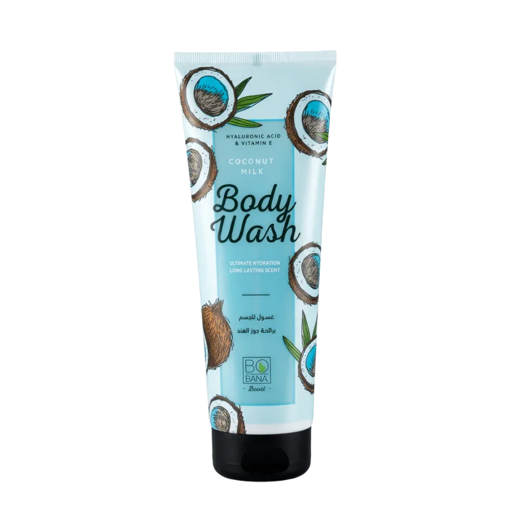 [bobana-cleans-coconut240] بوبانا غسول للجسم برائحة جوز الهند 240 مل
