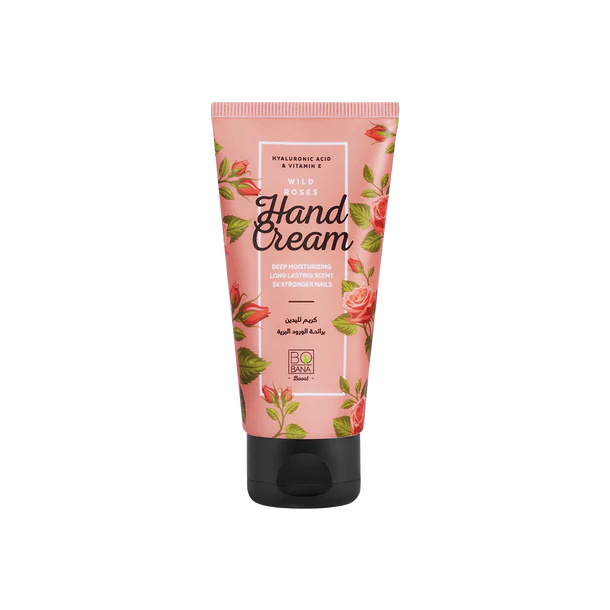 [bobana-cream-roses50] بوبانا كريم اليدين برائحة الورود البرية 50 مل
