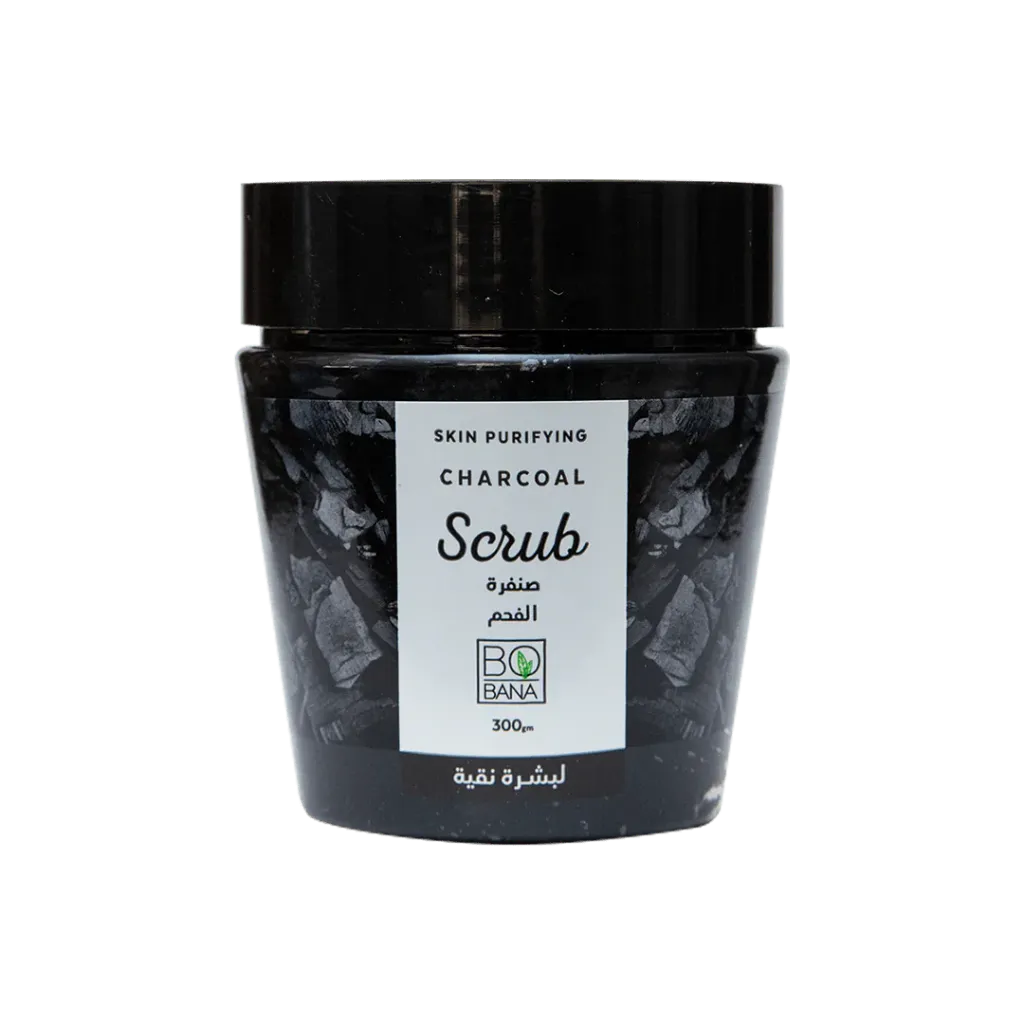 [bobana-scrub-charcoal300] بوبانا كريم صنفرة بالفحم 300 جم