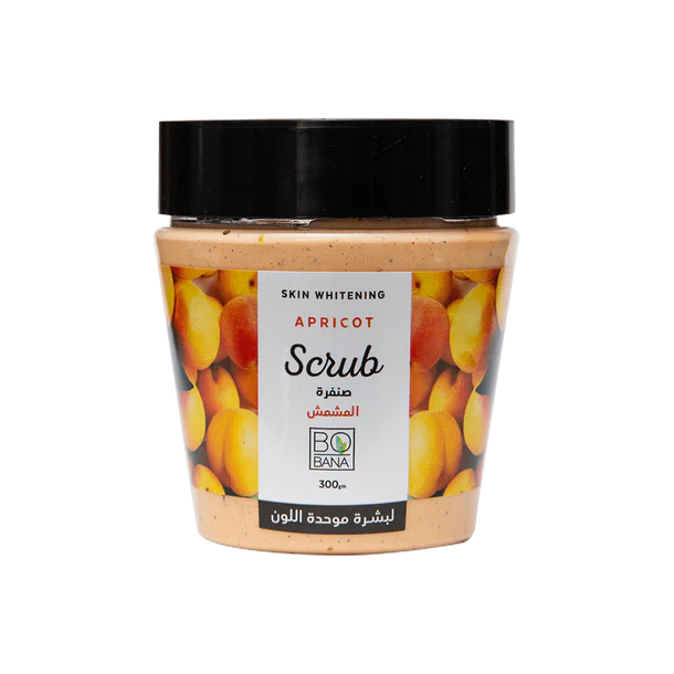 [bobana-scrub-apricot300] بوبانا كريم صنفرة بالمشمش 300 جم