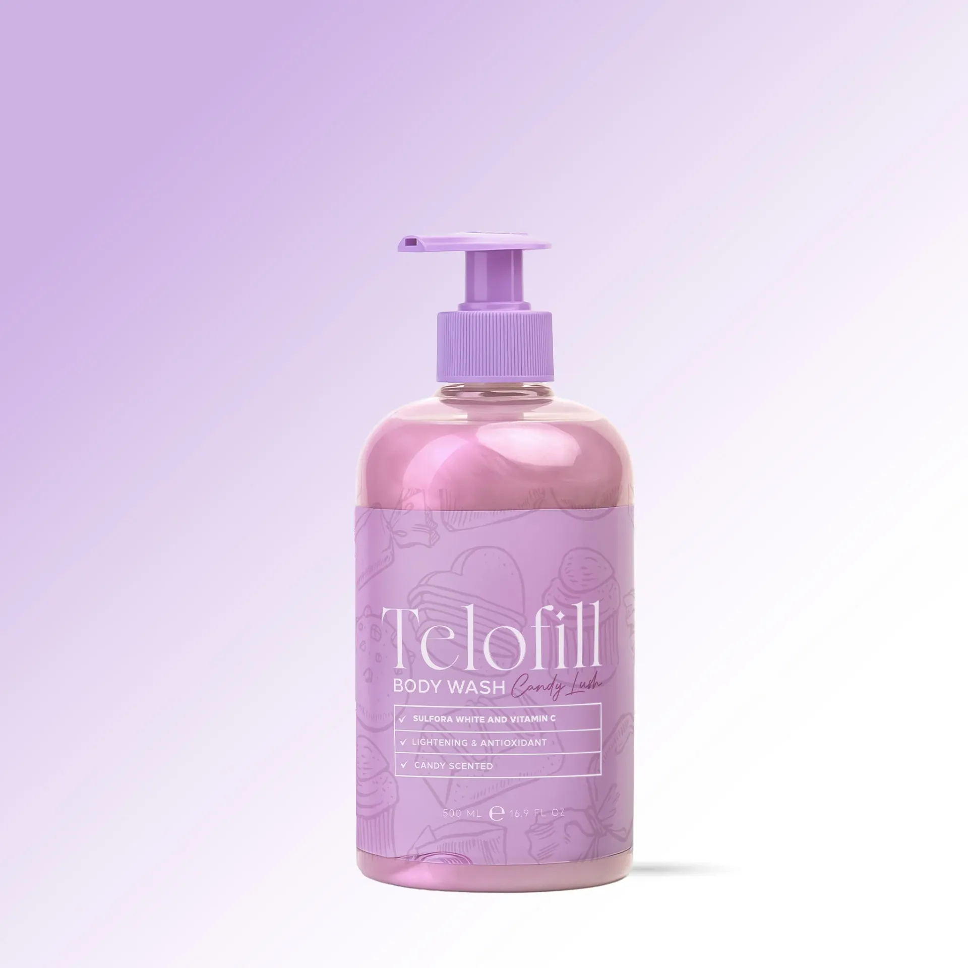 Telofill Candy Lush Body Wash 500 ML