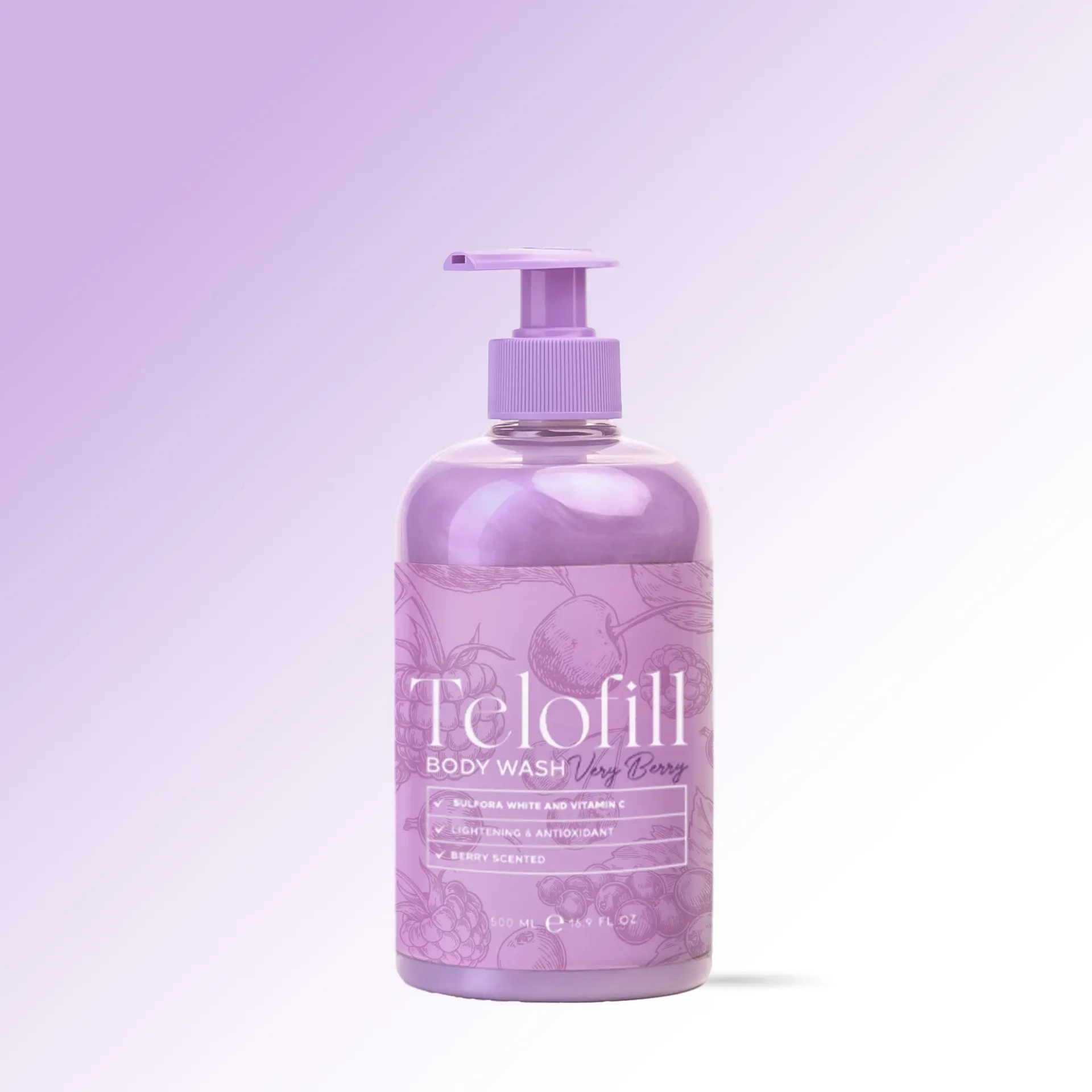 Telofill Very Berry Body Wash 500 ML