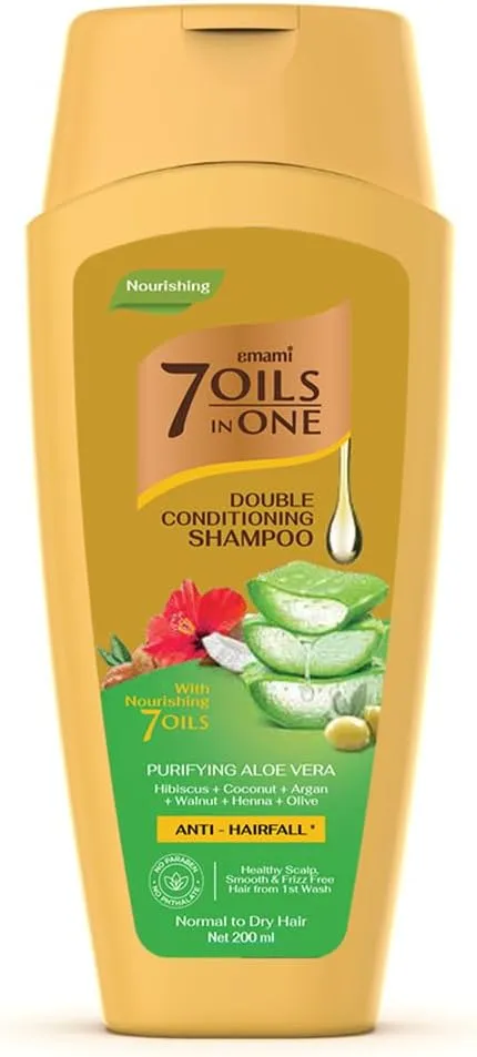 Emami 7 Oils in 1 Double Conditioning Shampoo Purifying Aloe Vera