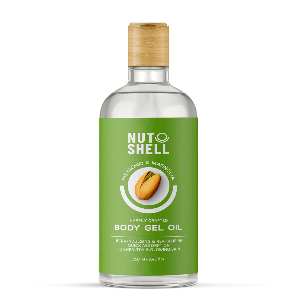 [nutshel-oil-pistachio250] ناتشيل زيت جل للجسم بالفستق والماغنوليا 250 مل