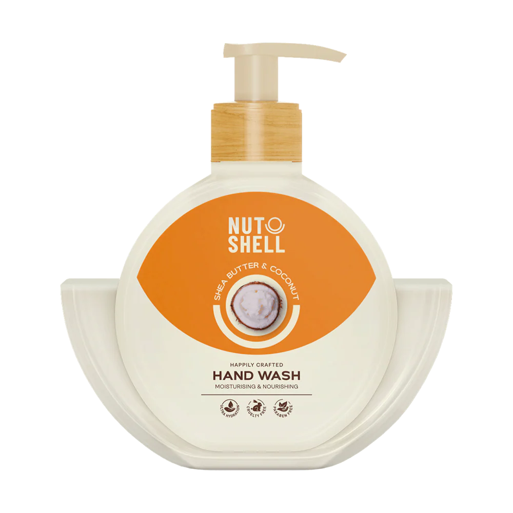 [nutshel-soap-coconut485]  غسول اليدين بزبدة الشيا وجوز الهند 375 مل