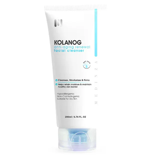 [kolanog-cleans-dry200] Kolanog antiaging cleanser for dry skin 200 ML