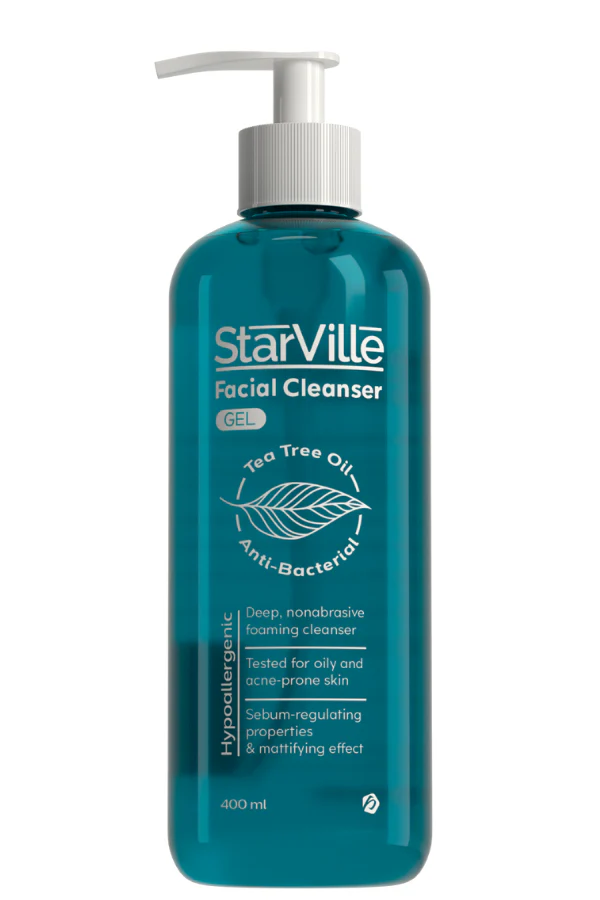 [starville-cleans-acne400] ستارفيل غسول وجة للبشرة المعرضة لحب الشباب 400 مل