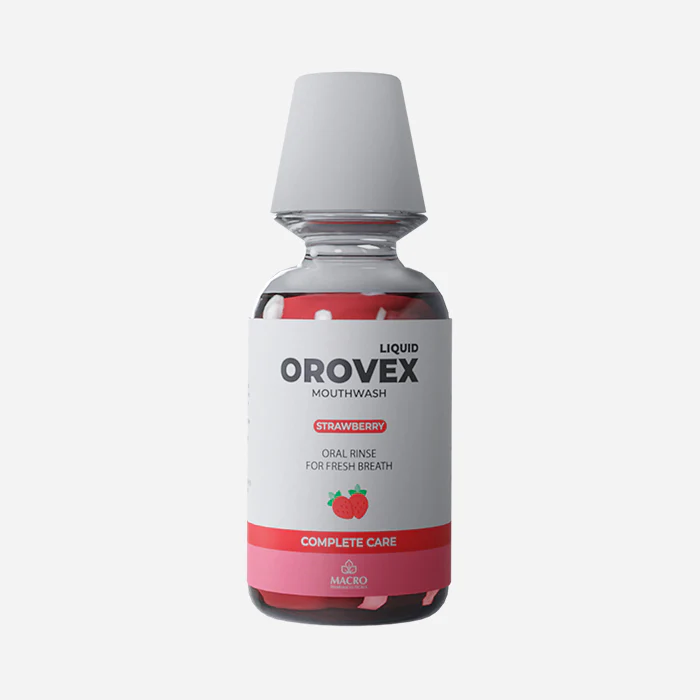 Orovex Liquid Mouth wash Strawberry 250 ML