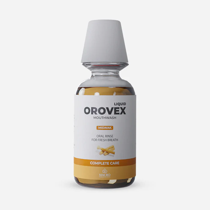 Orovex Liquid Mouth wash Miswak 250 ML