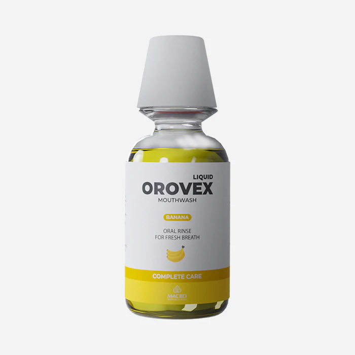 Orovex Liquid Mouth wash Banana 250 ML