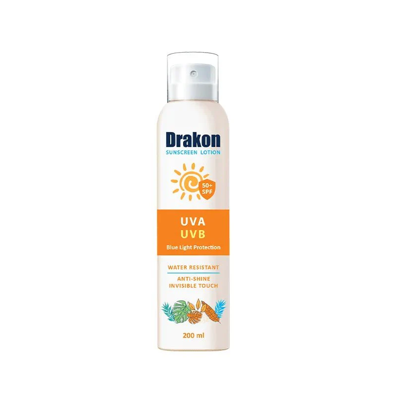 [drakon-sunscreen-lotion200] دراكون لوشن الواقي من الشمس+50 -لمسة جافة- 200 مل