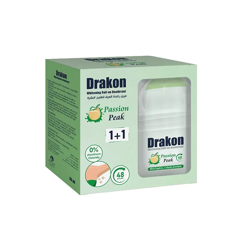 [drakon-roll-passion1+1] دراكون مزيل عرق مبيّض باشن بيك (1+1 مجاناً)