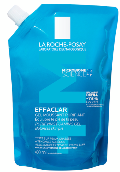 [laroche-cleans-purifying400] La Roche Posay Effaclar Purifying Foaming Gel Refill 400 ML