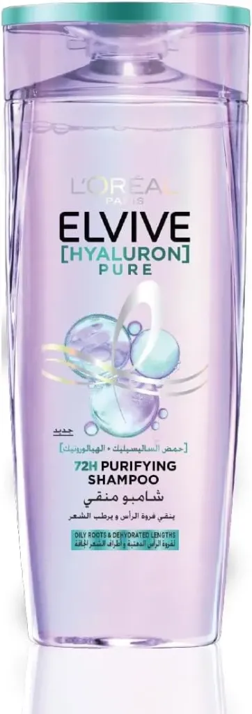 [loreal-sh-hyaluron400] شامبو لوريال باريس إلفيف هيالورون بيور المنقي (400 مل)