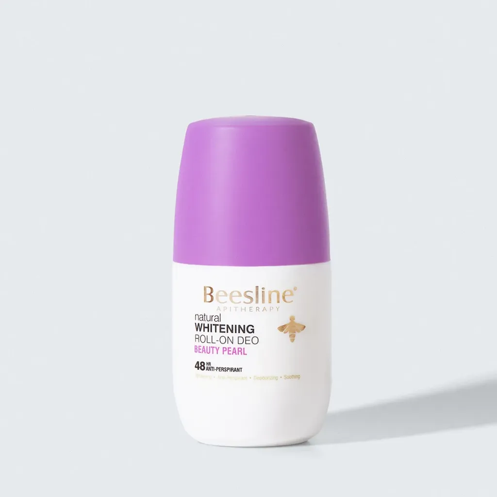 [beesline-roll-beauty50] بيزلين مزيل عرق رول أون لتفتيح البشرة - 48 ساعة - تألق اللؤلؤ 50 مل
