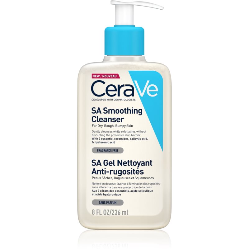 [cerave-cleans-smoothing236] سيرافي غسول إس إيه المنعم للبشرة الجافة والخشنة والمتكتلة 236 مل