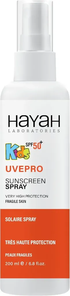 [hayah-sunscreen-kids] Hayah Uvepro Kids SPF 50+ Spray 200 ML