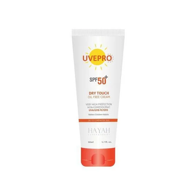 [hayah-sunscreen-drytouch50] Hayah UVEPRO Dry Touch Oil Free Cream SPF 50+ (50 ML)