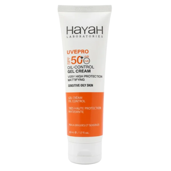 [hayah-sunscreen-control50] حياة يوفيبرو كريم جل للتحكم في الزيت بعامل حماية من الشمس 50+( 50 مل)