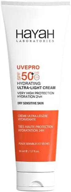 Hayah UVEPRO Hydrating Ultra Light Cream SPF 50+ (50 ML)