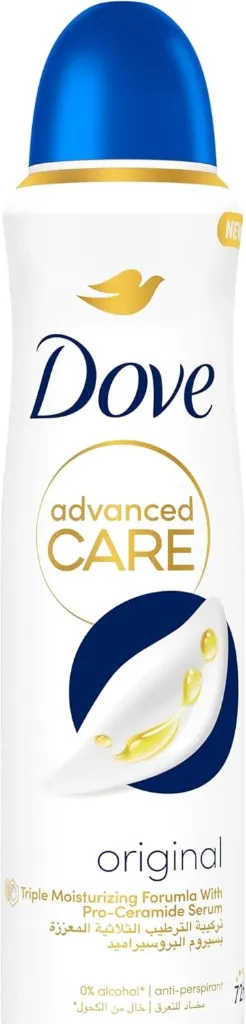 [dove-spray-original150] دوف بخاخ مزيل العرق للعناية المتقدمة اوريجنال مع سيروم برو سيراميد 150 مل