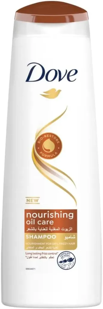 [dove-sh-nourishing350] دوف شامبو بالزيوت المغذية للعناية بالشعر (350 مل)