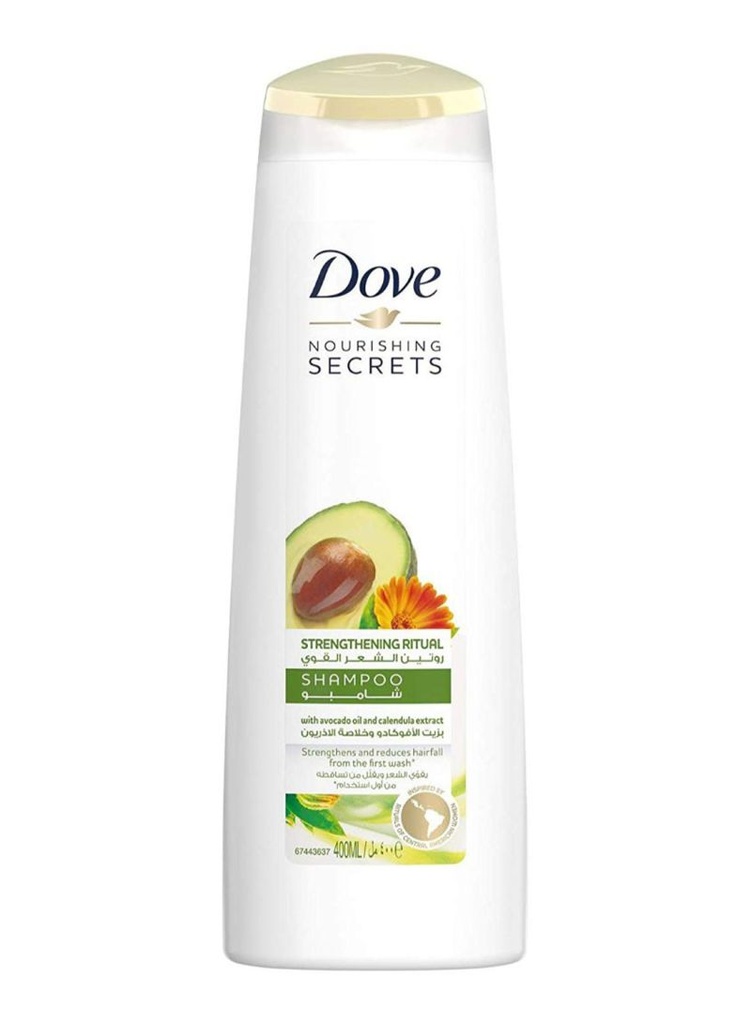[dove-sh-avocado400] دوف شامبو نورشنج سيكرتس بزيت الأفوكادو والآذريون (400 مل)