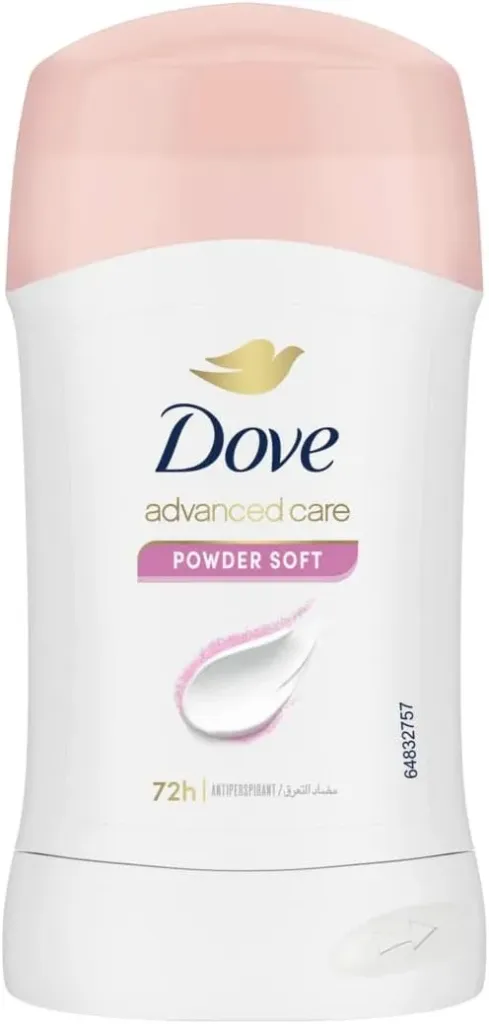 [dove-deodorant-powder40] دوف ستيك مزيل عرق أدفانسد كير باودر سوفت 40 جم