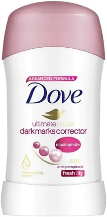 [dove-deodorant-fresh40] دوف ستيك مزيل عرق مصحح العلامات الداكنة بنكهة زنبق 40 جم