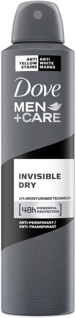 [dove-deodorant-invisible250] دوف مزيل عرق مضاد للتعرق بخاخ للرجال +كير جفاف غير مرئي 250 مل