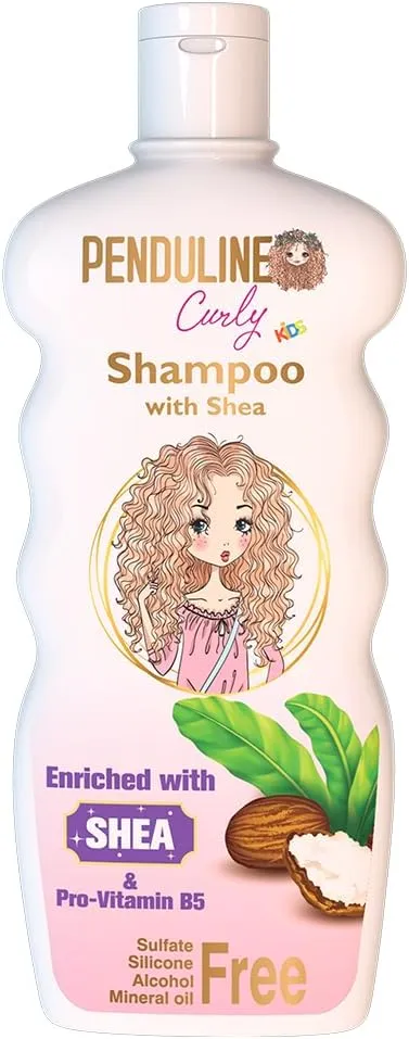 [penduline-sh-shea300] بندولين كيرلي شامبو للأطفال بزبدة الشيا (للشعر شديد الجفاف) 300 مل