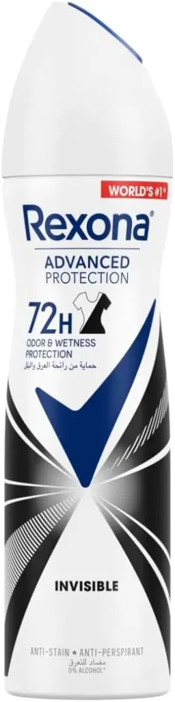Rexona Women Advanced Protection 72H+ Clear Antiperspirant Spray Invisible 150 ML