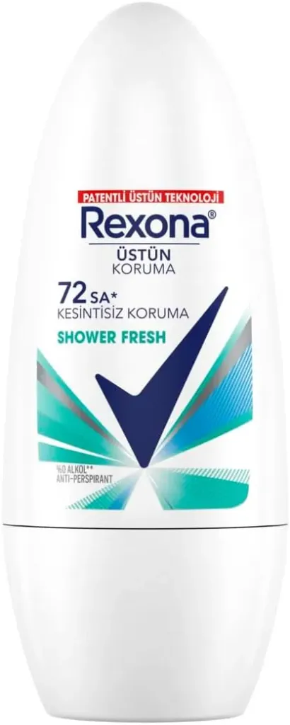 [rexona-roll-shower50] Rexona Women Advanced Protection 72H+ Clear Antiperspirant Roll On Shower Fresh 50 ML