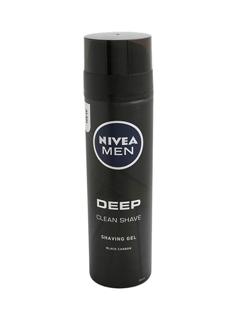 [nivea-gel-shaving200] Nivea Men Deep Clean Shave - Shaving Gel 200 ML
