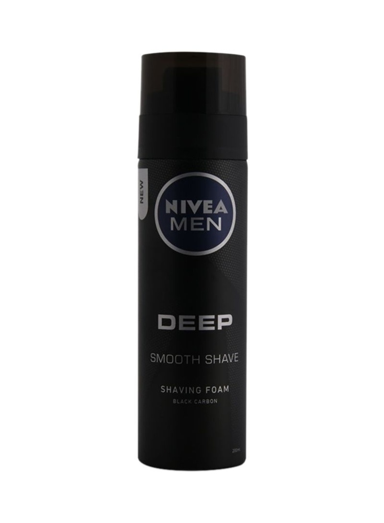 [nivea-foam-deep200] Nivea Men Deep Shaving Foam Smooth Shave 200 ML