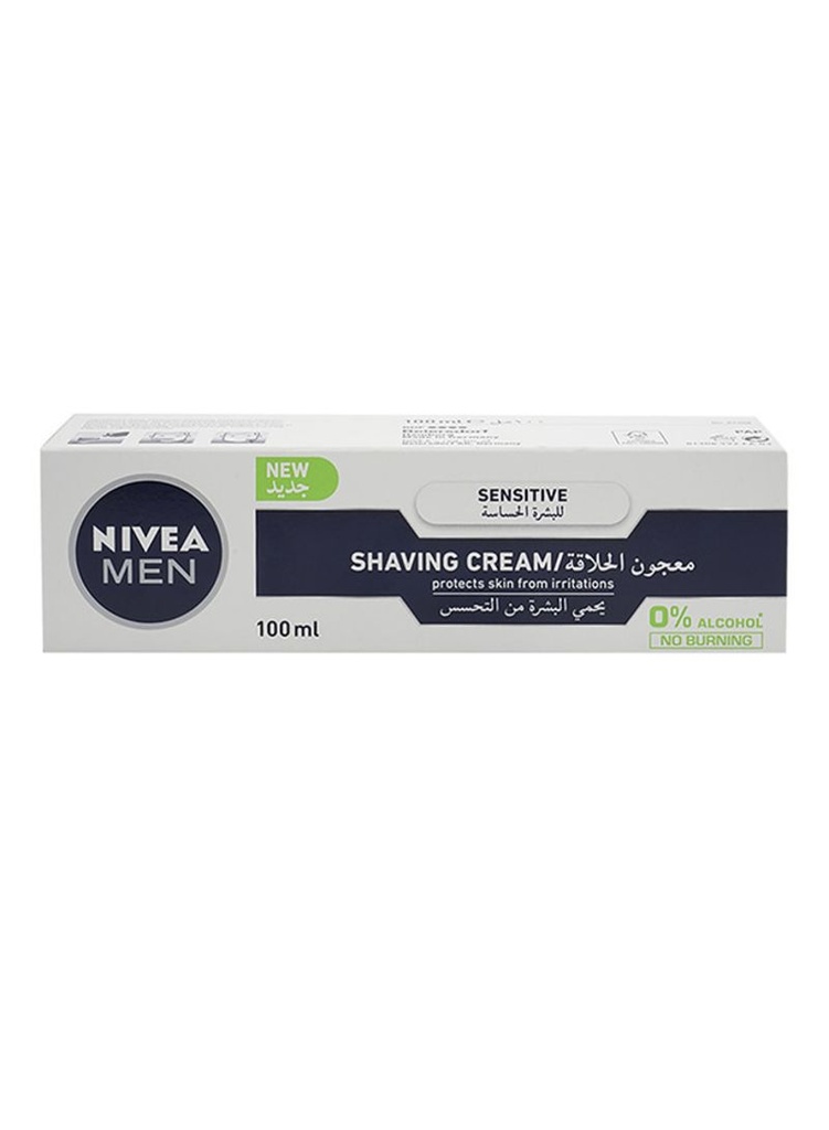 [nivea-cream-sensitive100] Nivea Men Sensitive Shaving Cream 100 ML