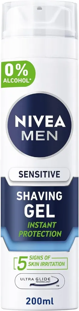 [nivea-gel-sensitive200] Nivea Men Sensitive Shaving Gel 200 ML