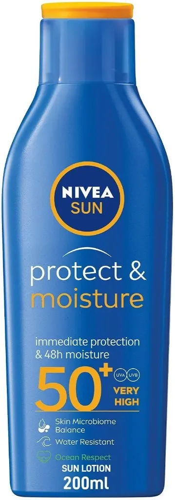 [nivea-sunscreen-50lotion200] نيڤيا لوشن واقي من الشمس يحمي و يرطب البشرة بعامل حماية +50 (200 مل)