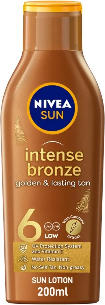 [nivea-sunscreen-tanning200] Nivea Intense Bronze Sun Tanning Lotion 200 ML