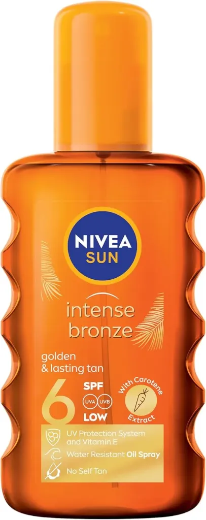 Nivea Intense Bronze Carotene Oil Spray SPF6 200 ML
