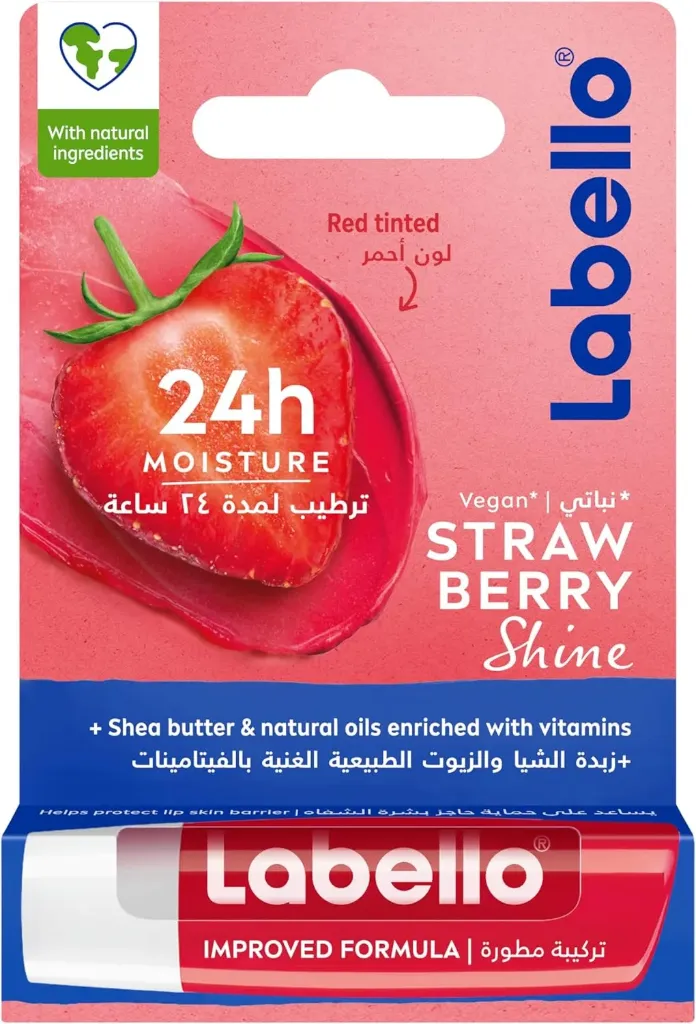 [nivea-lip-strawberry5] Nivea Labello Lip Care Strawberry Shine 4.8 gm
