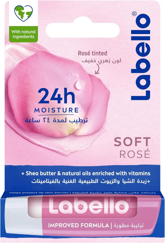 [nivea-lip-rose5] Nivea Labello Lip Care soft rose 4.8 gm