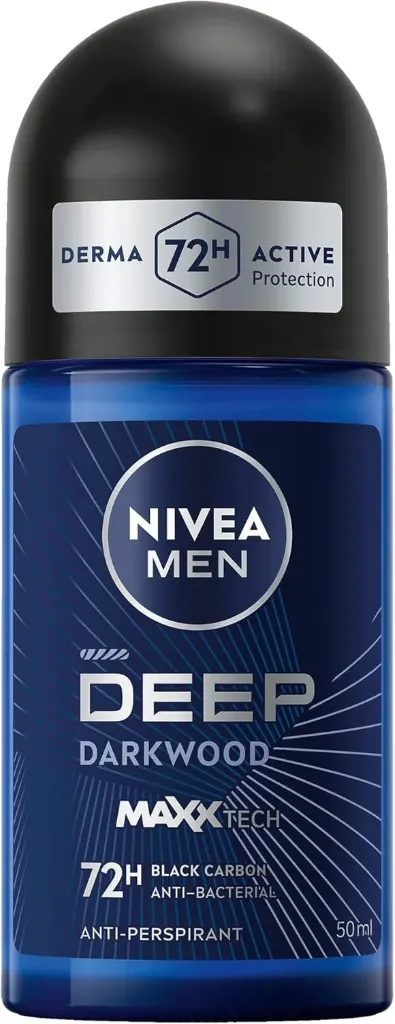 [nivea-roll-dark50] نيڤيا ديب مضاد التعرق للرجال خشب داكن عميق 50 مل