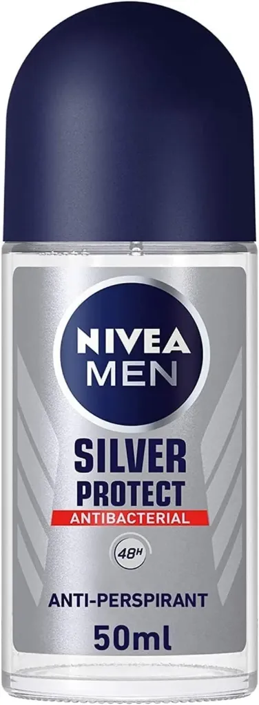 [nivea-roll-silver50] نيڤيا مضاد التعرق للرجال سيلفر بروتكت 50 مل