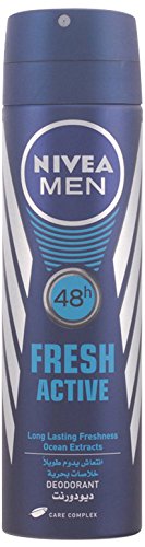 [nivea-spray-active150] نيڤيا بخاخ مضاد التعرق للرجال فريش أكتيف 150 مل