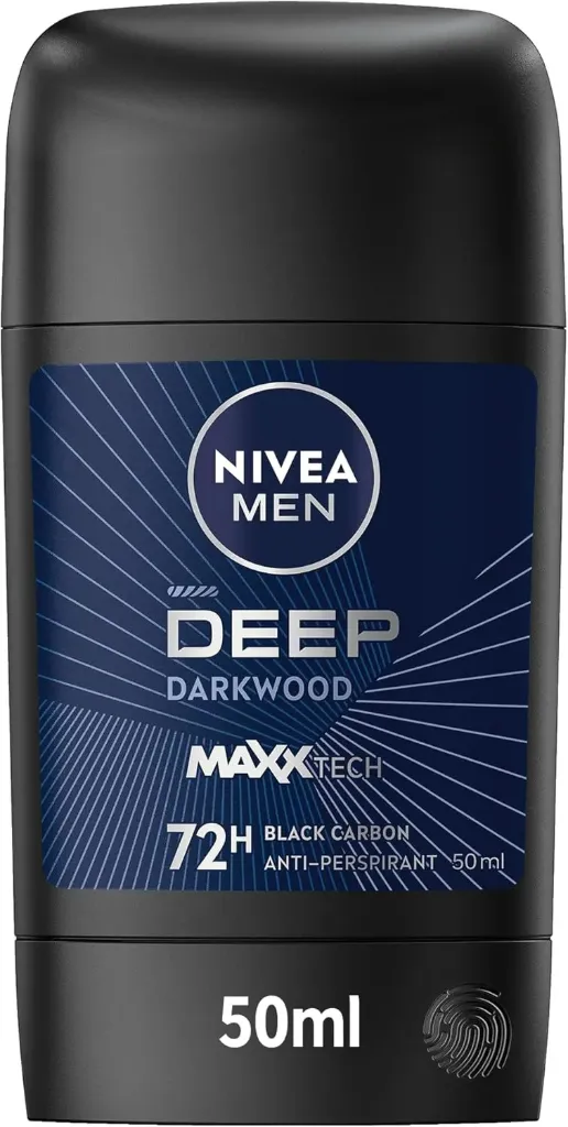 [nivea-stick-dark50] Nivea Men Antiperspirant Stick Deep Dark Wood 50 ML