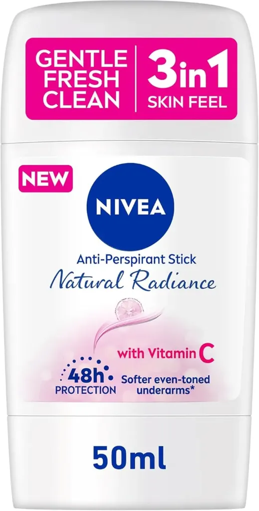 [nivea-stick-natural50] نيڤيا ستيك مضاد التعرق للنساء لون طبيعي وإشراقة طبيعية 50 مل