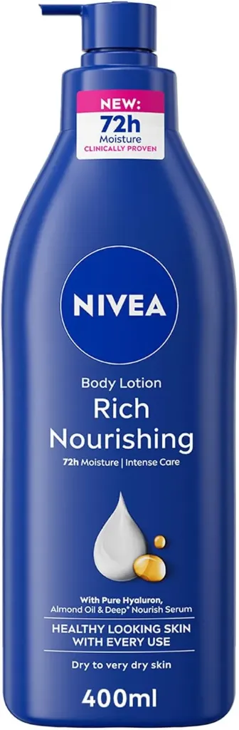 [nivea-lotion-rich400] Nivea Body Lotion Rich Nourishing (400ML)